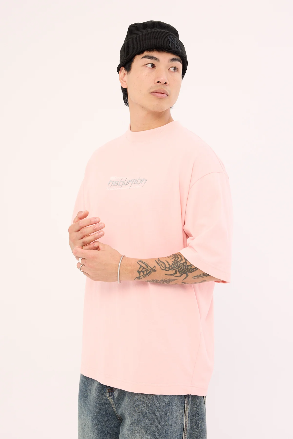 Neovision Forge Oversized Super Heavy Tee Peach - Image 7