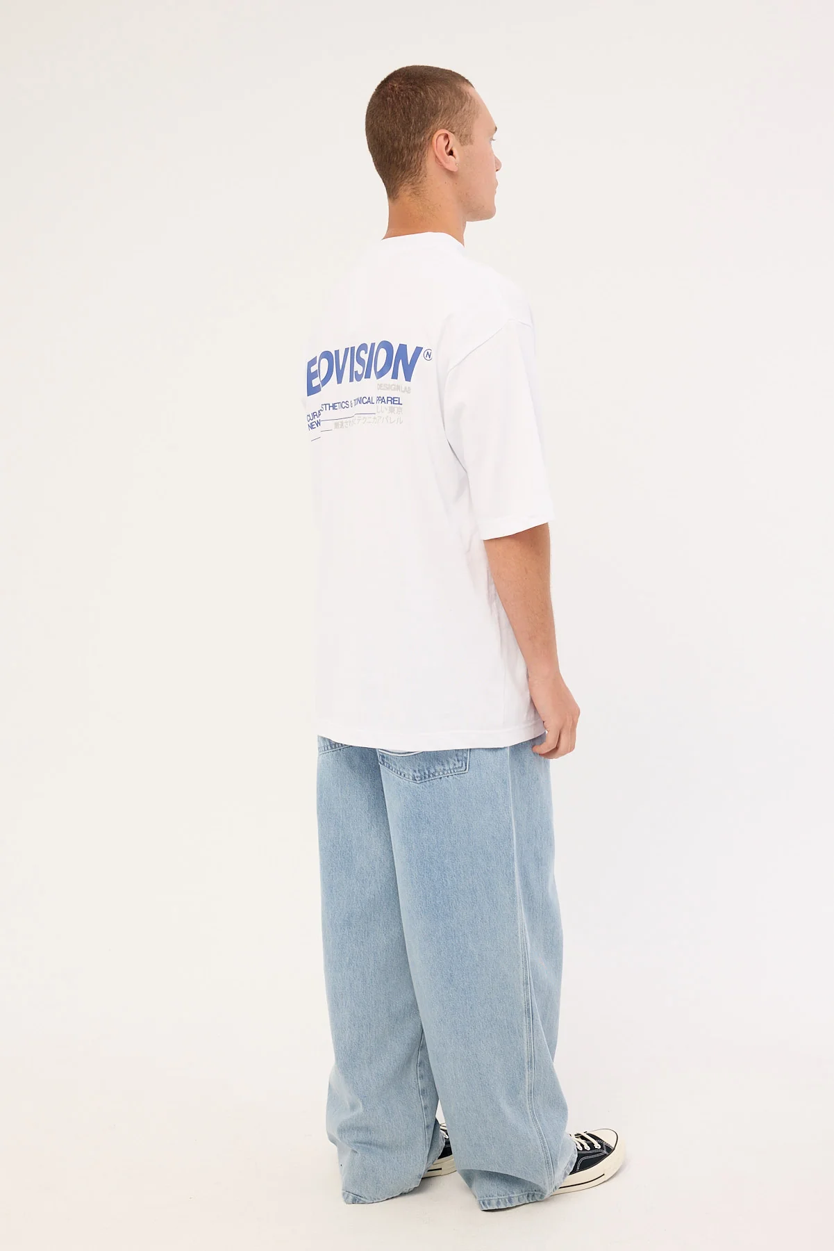 Neovision Fracture Behemoth Super Baggy Jean Ash Blue - Image 5