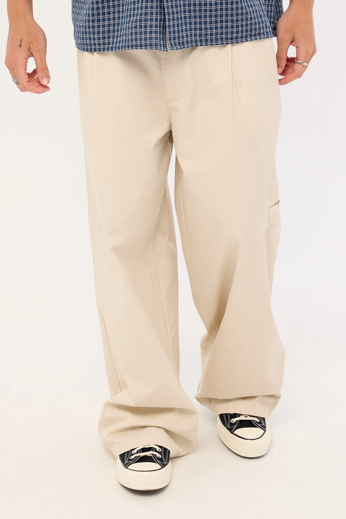 Neovision Fracture Desolate Tailored Trouser Oatmeal - Image 2