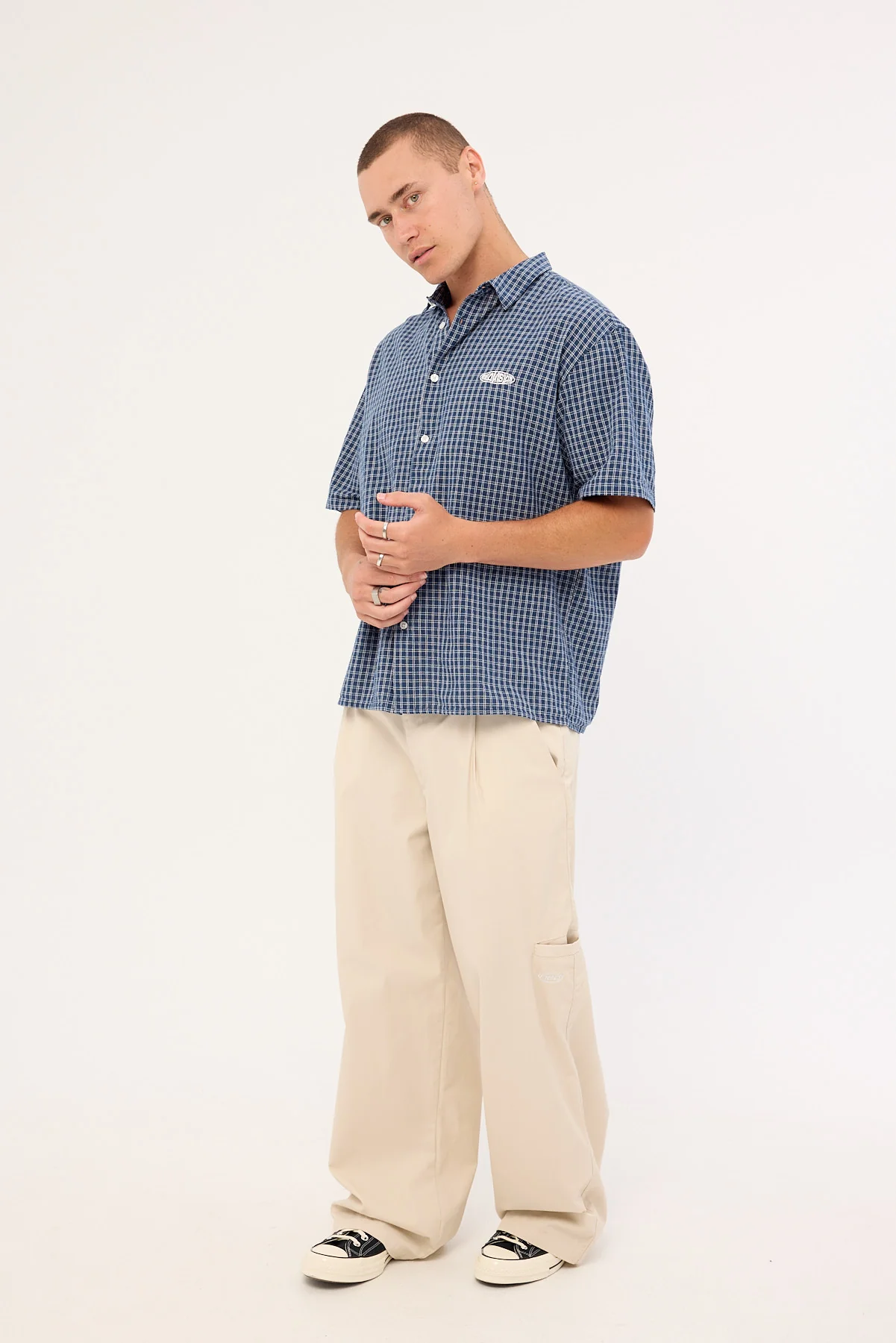 Neovision Fracture Desolate Tailored Trouser Oatmeal - Image 4
