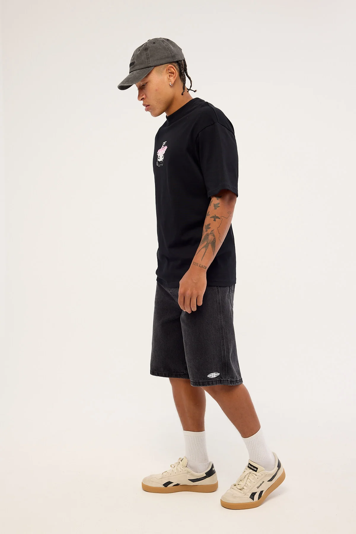 Neovision Fracture Nexa Baggy Denim Jort Onyx - Image 5