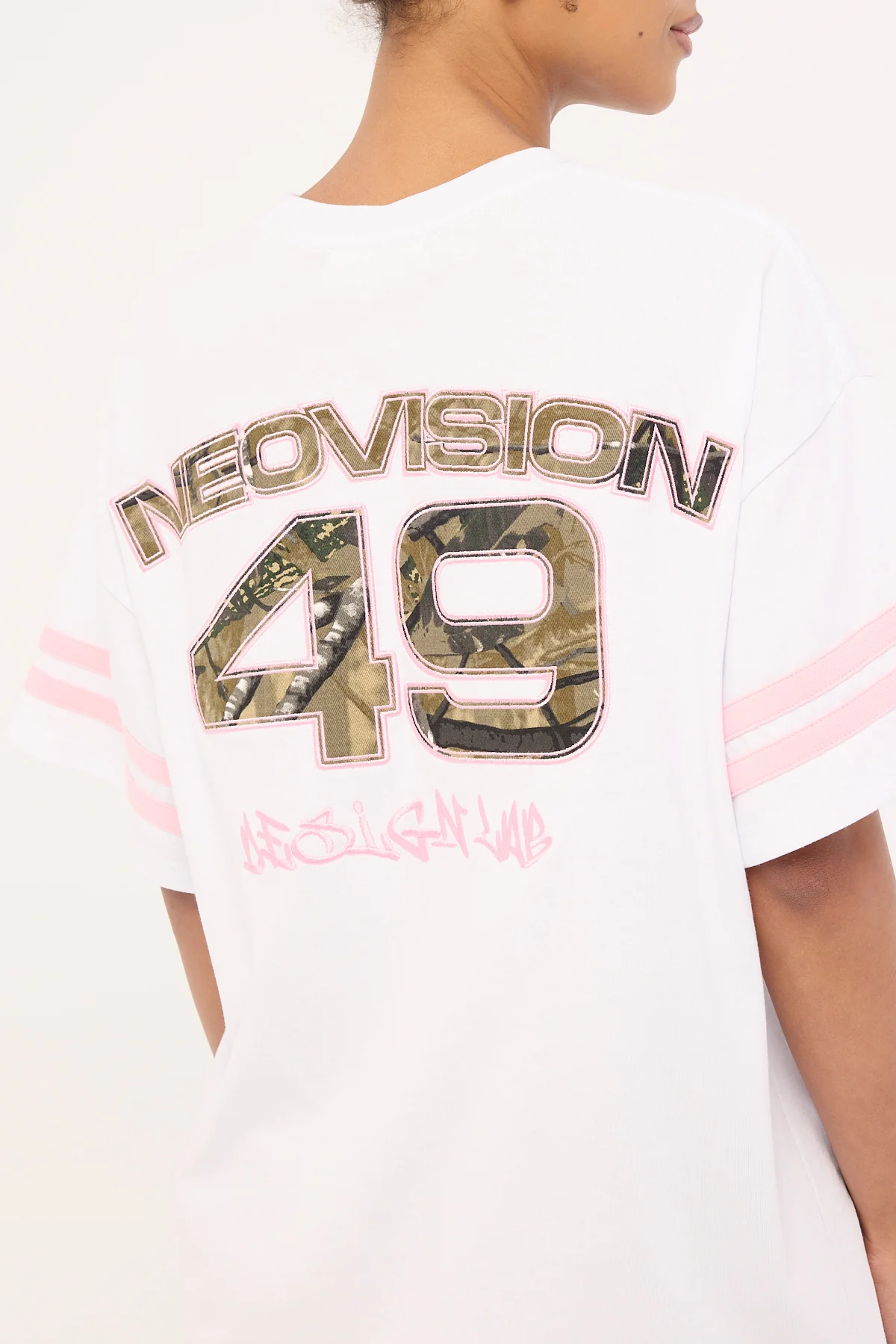 Neovision Fragment Camo Heavyweight Relaxed Tee White - Image 7