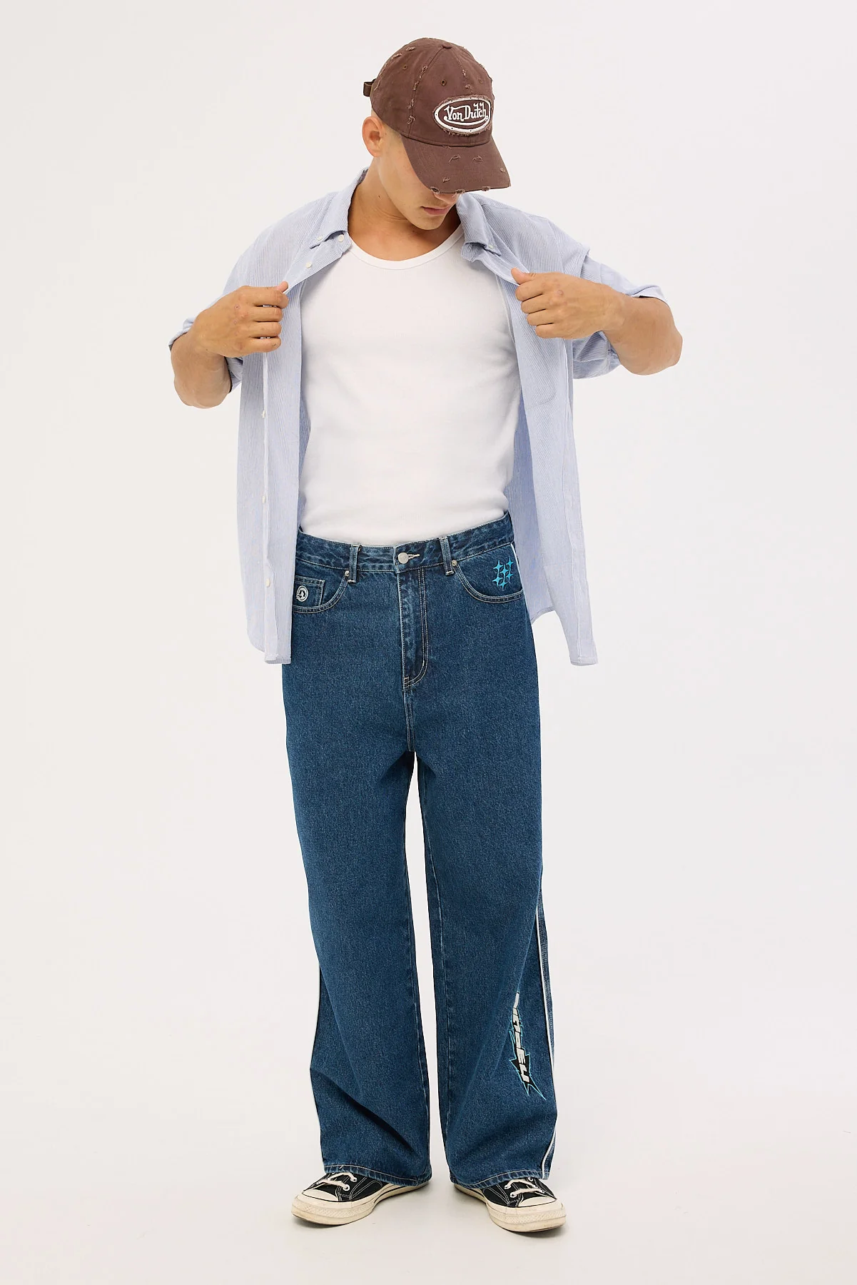 Neovision Freestyle Behemoth Super Baggy Jean Rave Blue