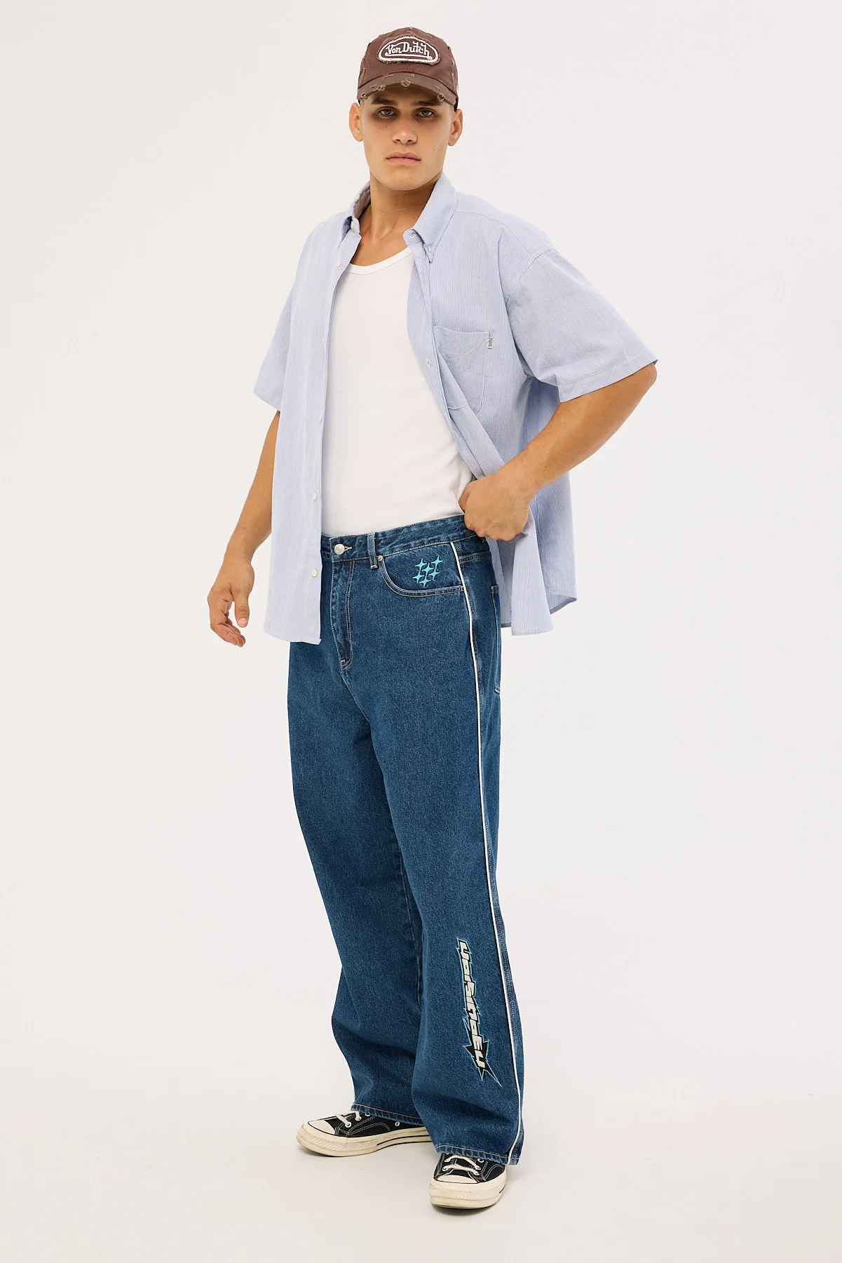 Neovision Freestyle Behemoth Super Baggy Jean Rave Blue - Image 4