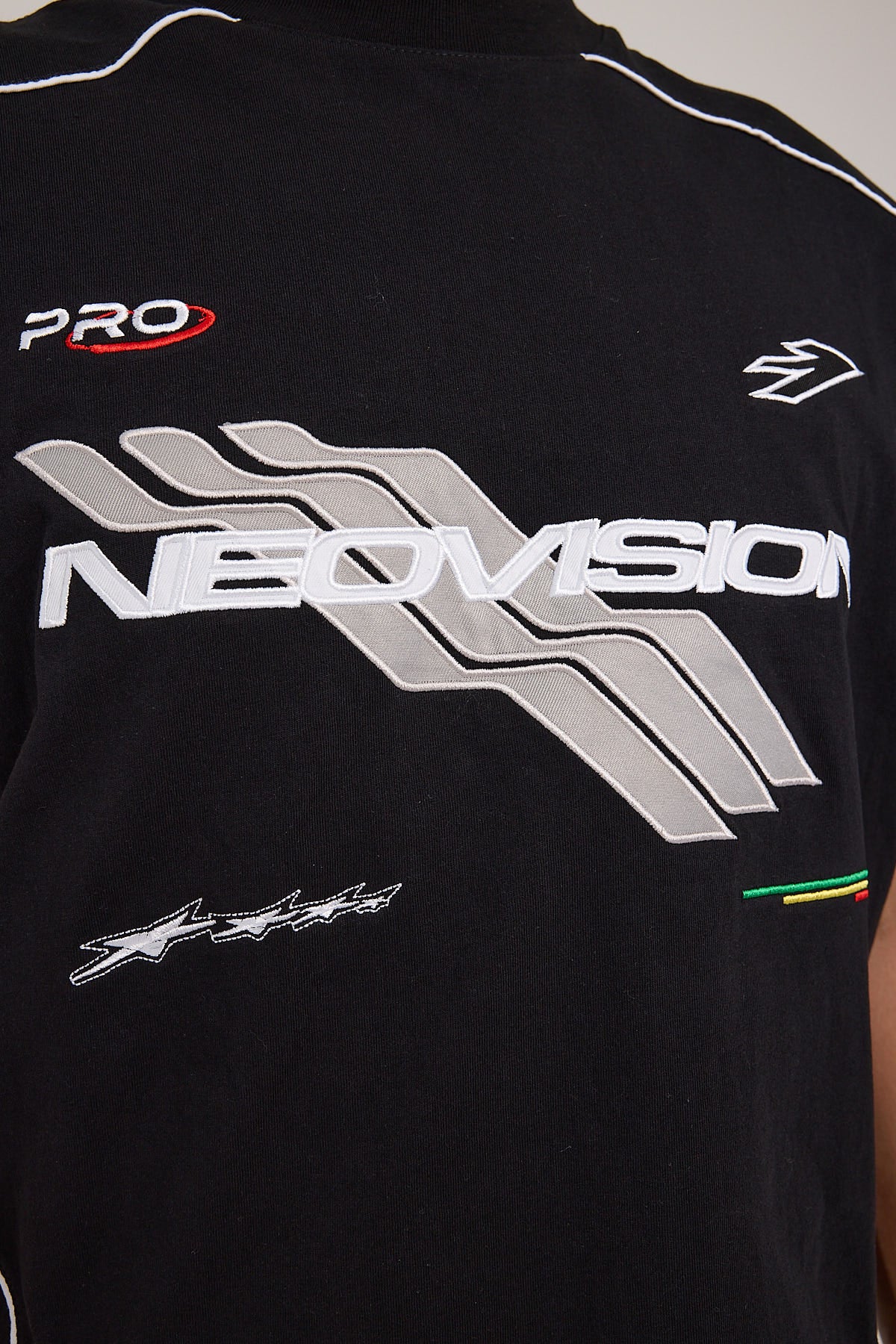 Neovision Fuel Cropped Muscle Tank Off Black - Image 7