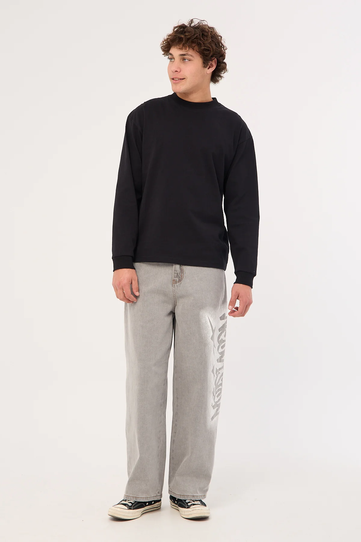 Neovision Galactic Behemoth Super Baggy Jean Grey Wash - Image 2