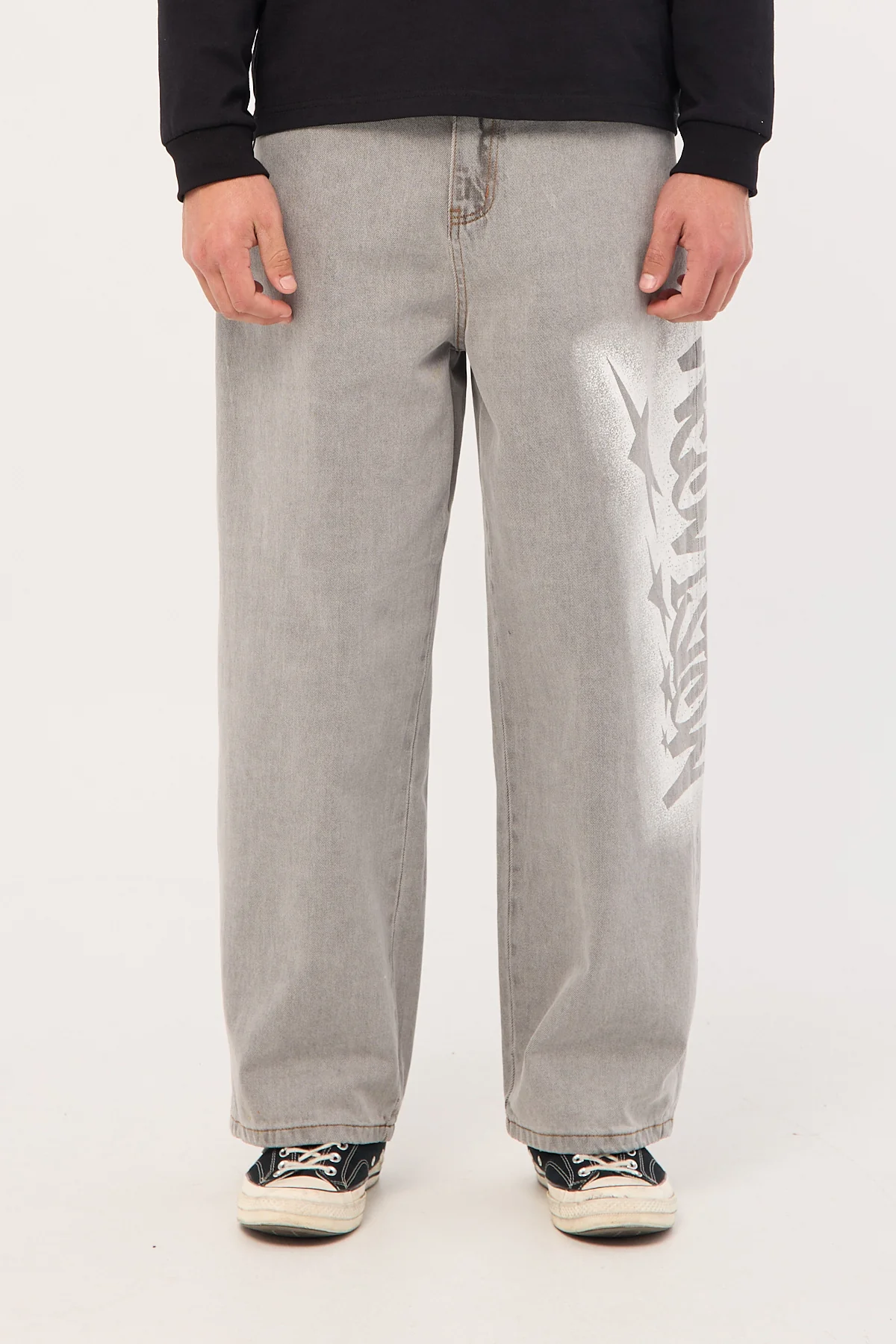 Neovision Galactic Behemoth Super Baggy Jean Grey Wash - Image 3