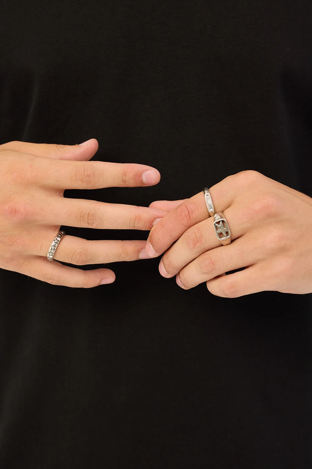 Neovision Galaxy Rings 3 Pack Brushed Silver - Image 3