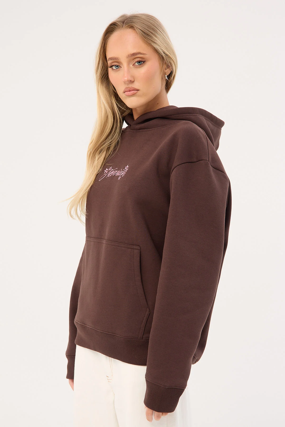 Neovision Glint Relaxed Hoodie Coffee - Image 4