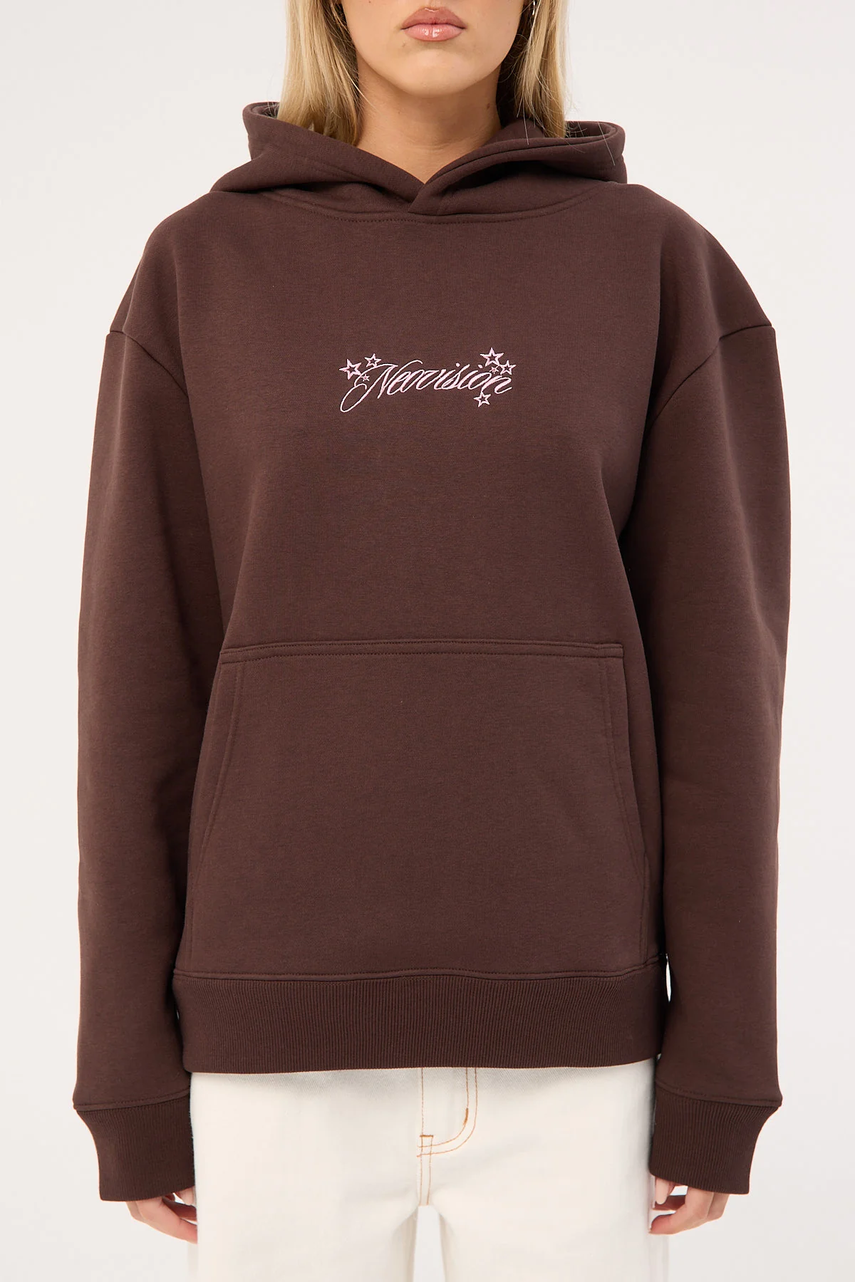 Neovision Glint Relaxed Hoodie Coffee - Image 8