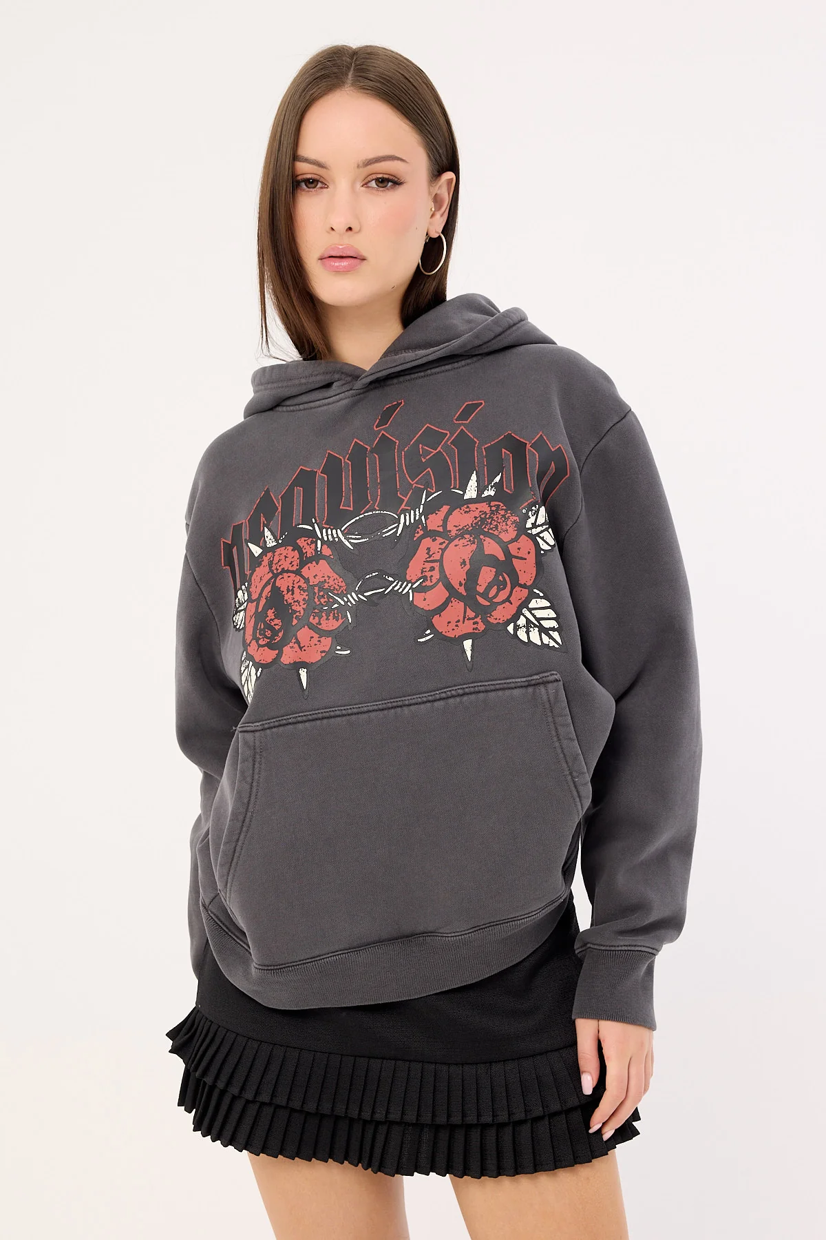 Neovision Hawk Relaxed Hoodie Washed Black - Image 3