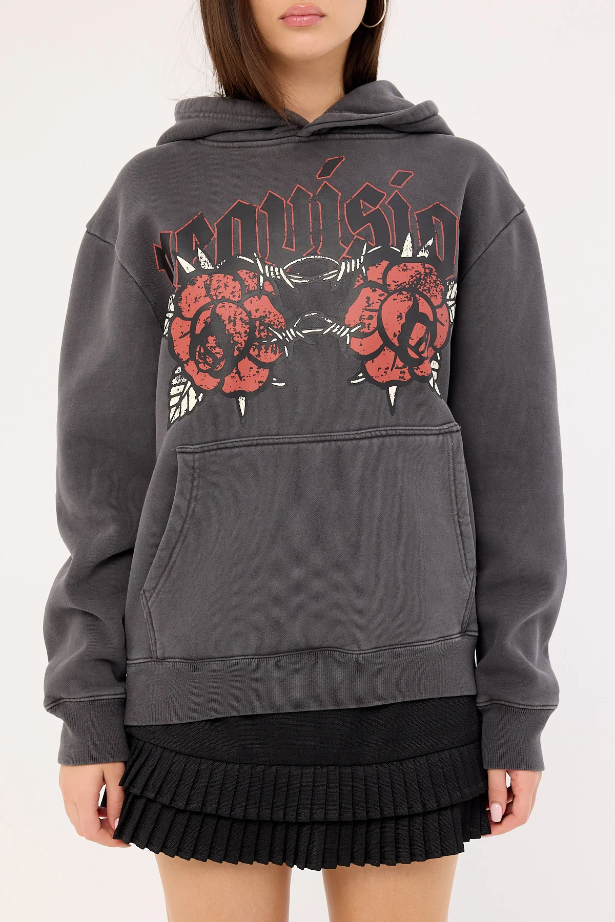 Neovision Hawk Relaxed Hoodie Washed Black - Image 8