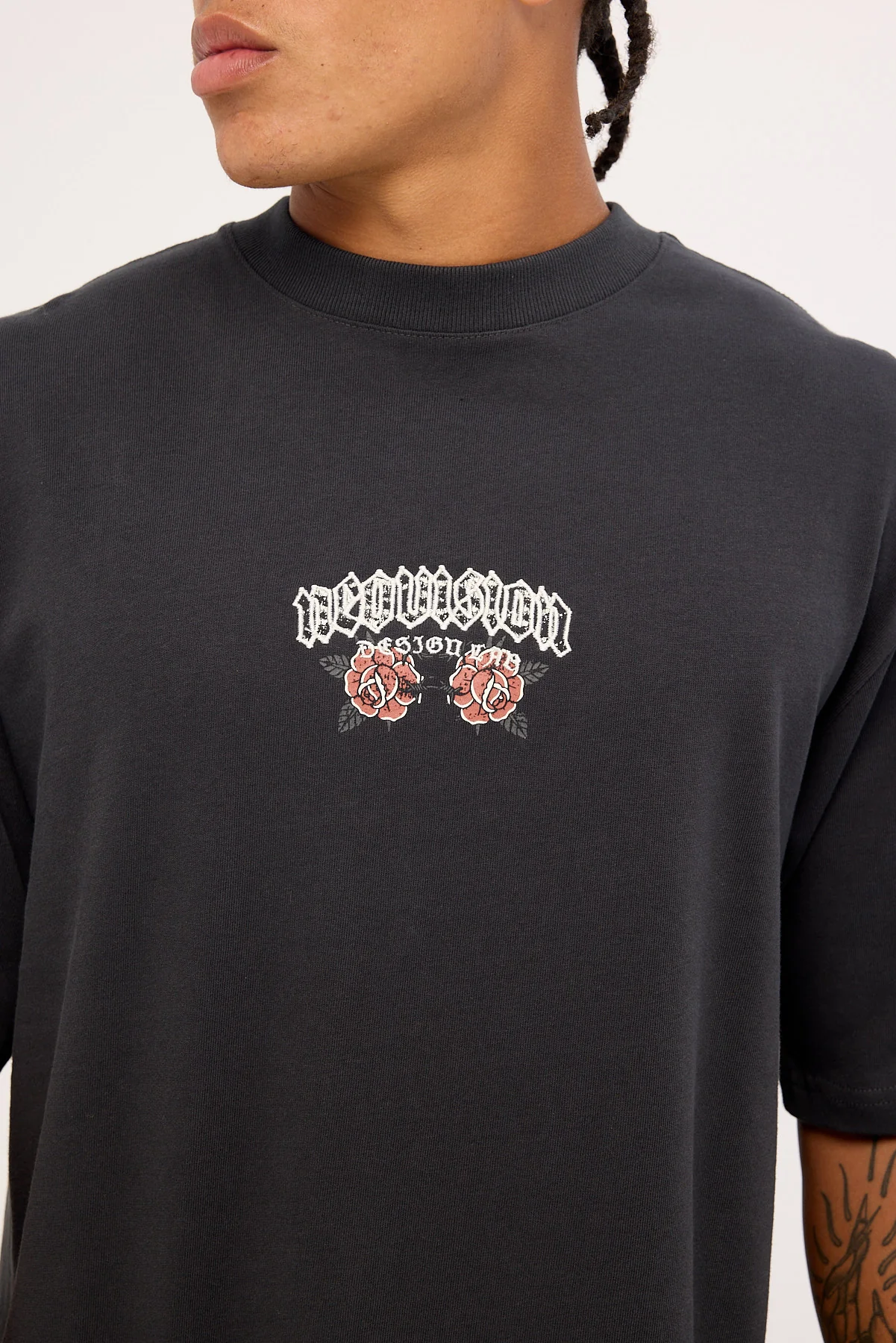 Neovision Hawk Street Super Heavy Tee Night Black - Image 4
