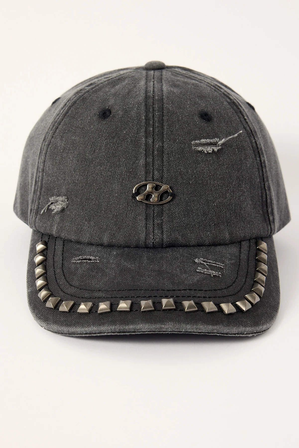 Neovision Hazard Distressed Dad Cap Washed Black