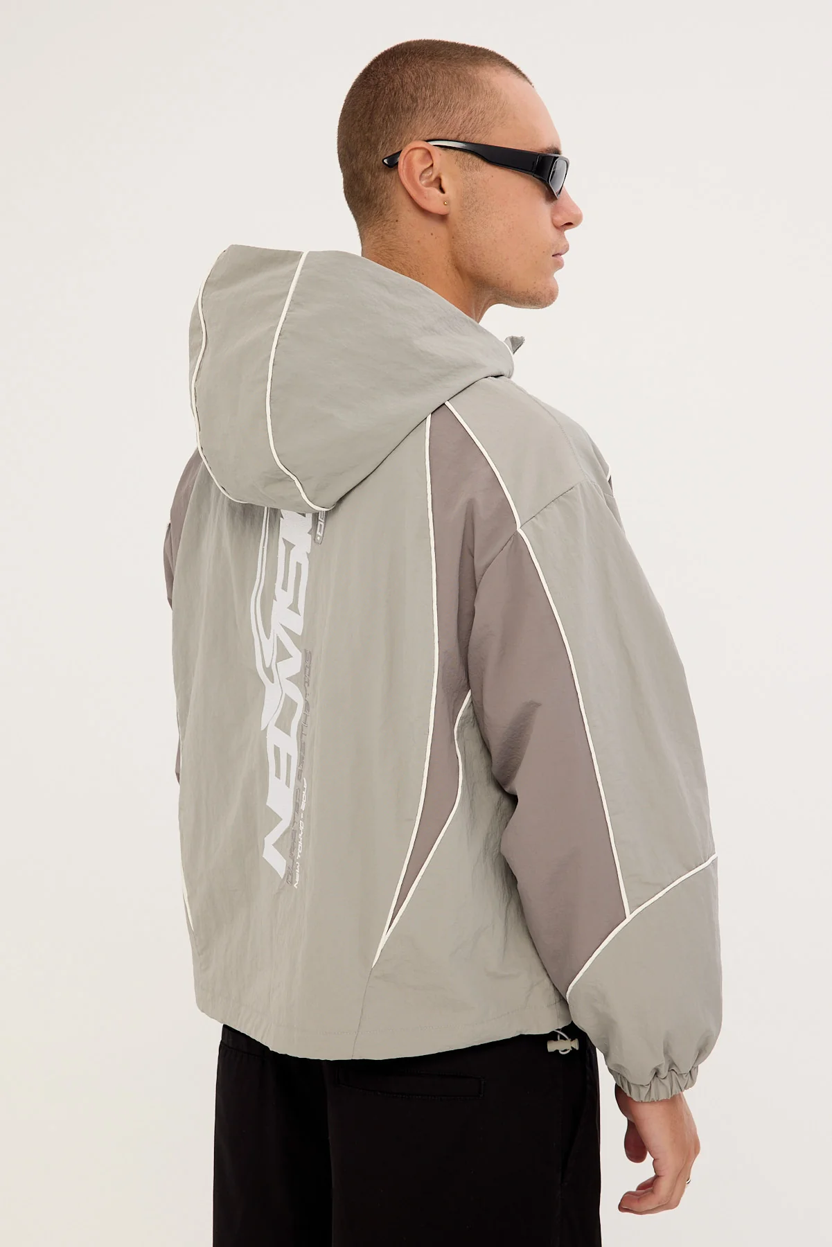 Neovision Hunt Panelled Track Jacket Grey - Image 2