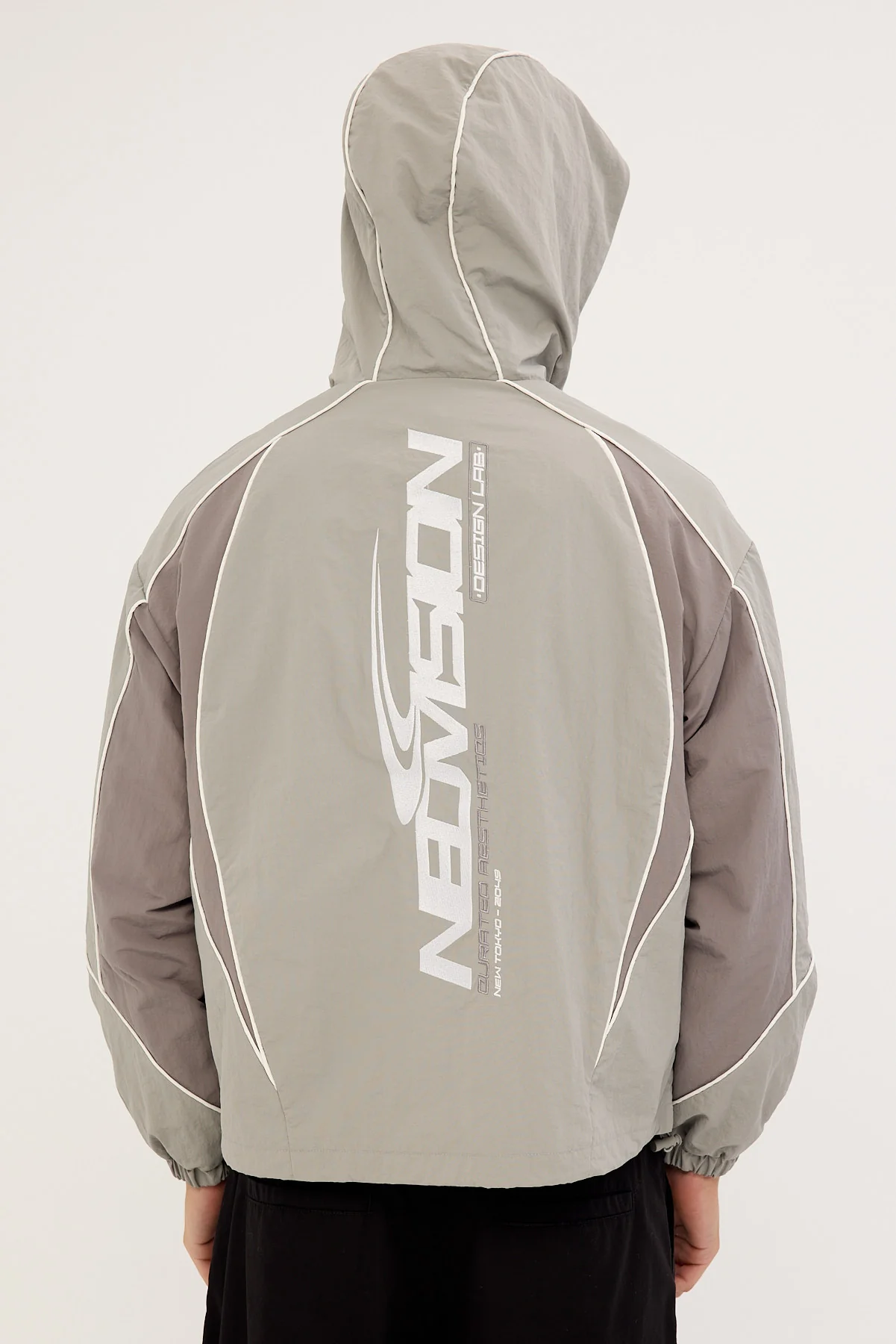 Neovision Hunt Panelled Track Jacket Grey - Image 6