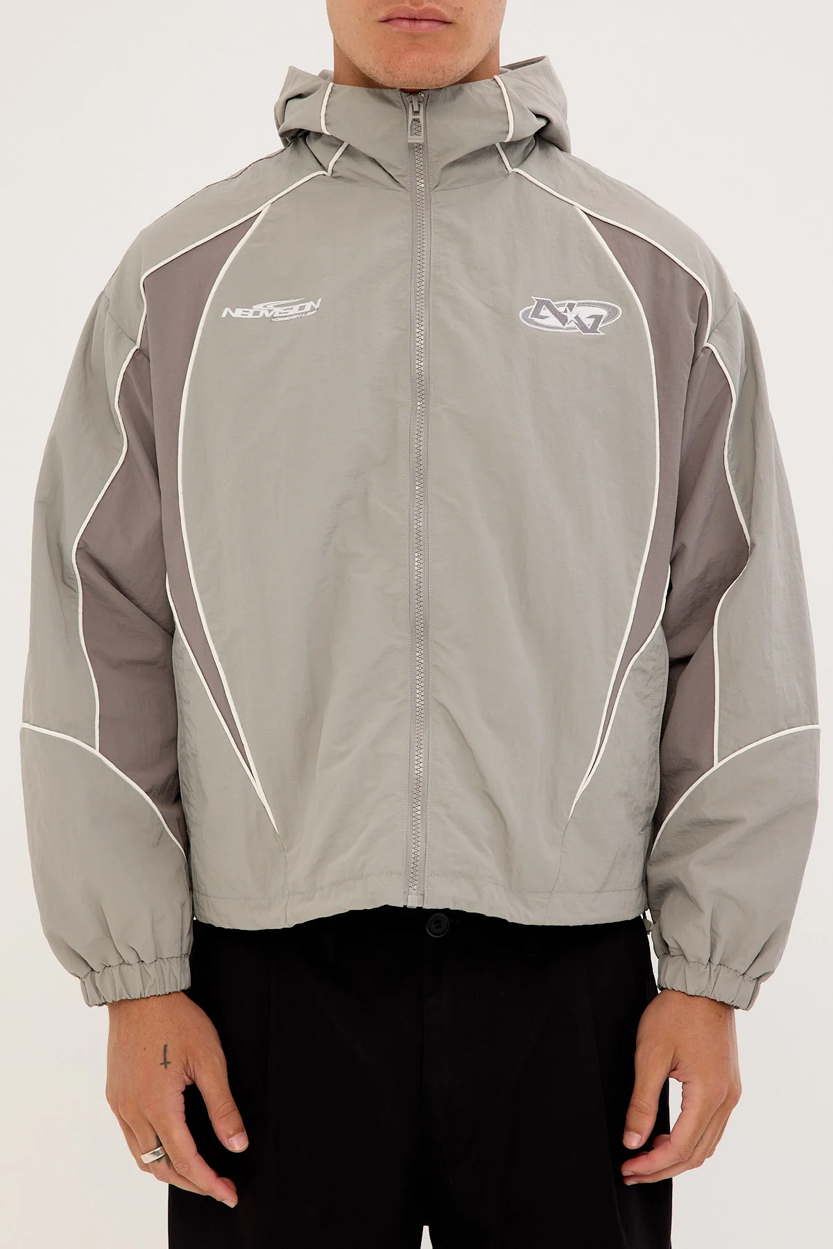 Neovision Hunt Panelled Track Jacket Grey - Image 7