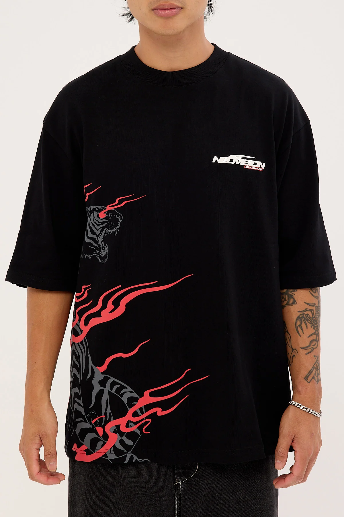 Neovision Hunt Street Super Heavy Tee Black - Image 7