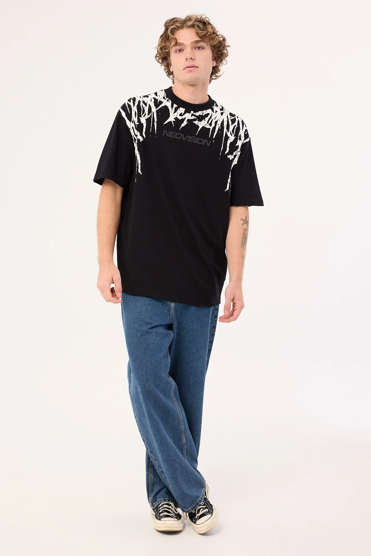 Neovision Infernal Oversized Super Heavy Tee Black