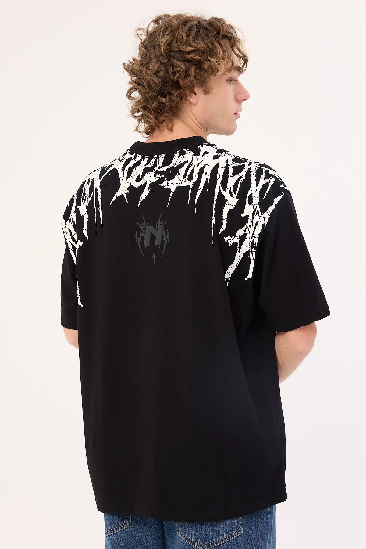 Neovision Infernal Oversized Super Heavy Tee Black - Image 3