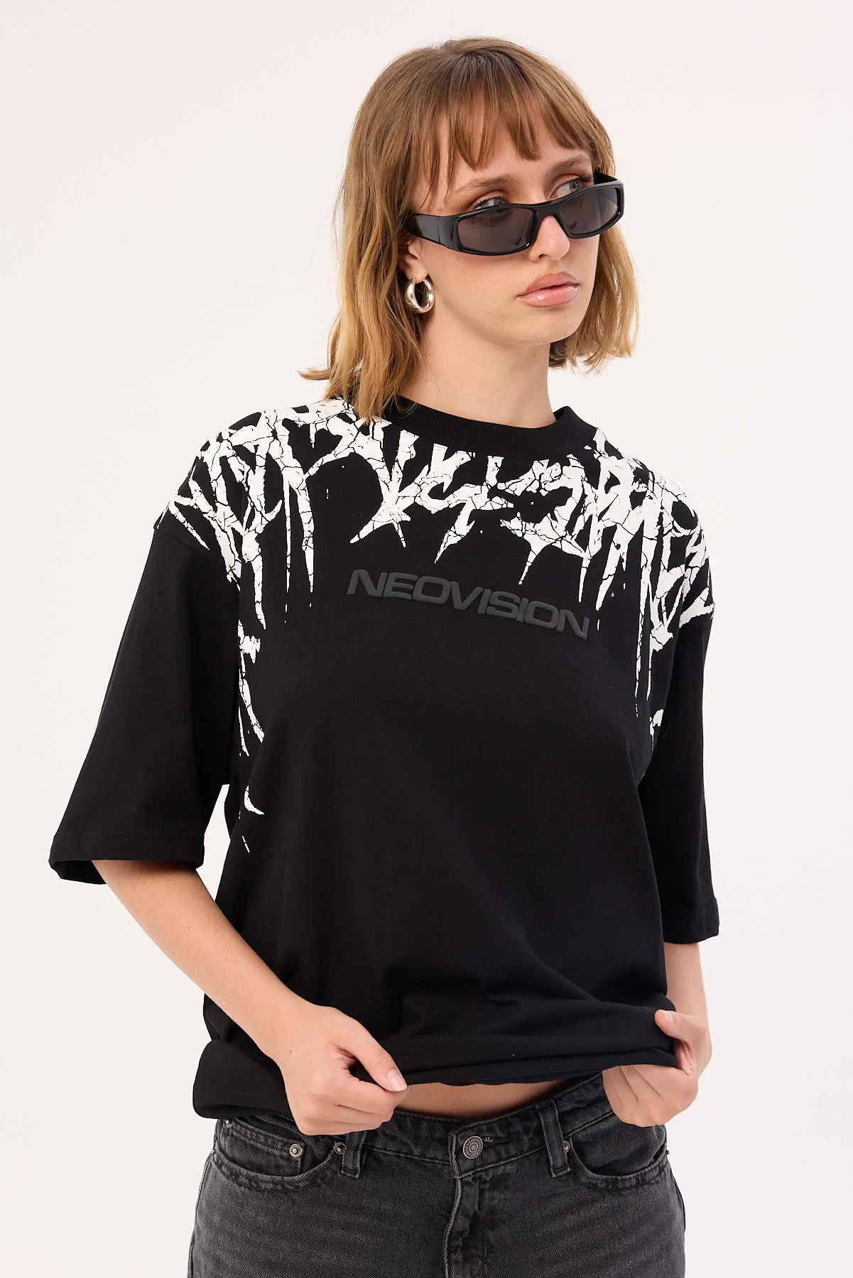 Neovision Infernal Oversized Super Heavy Tee Black - Image 4