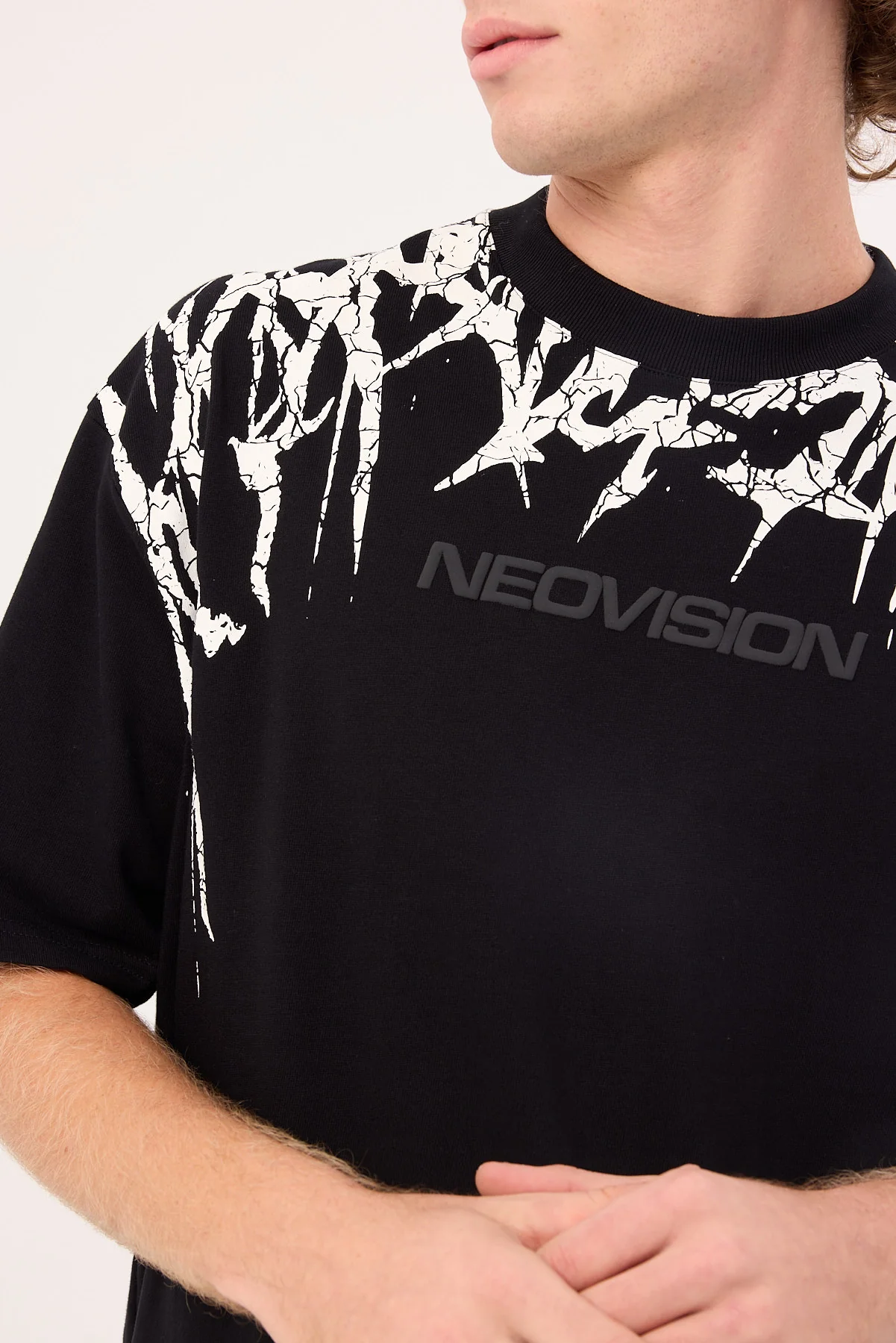 Neovision Infernal Oversized Super Heavy Tee Black - Image 5