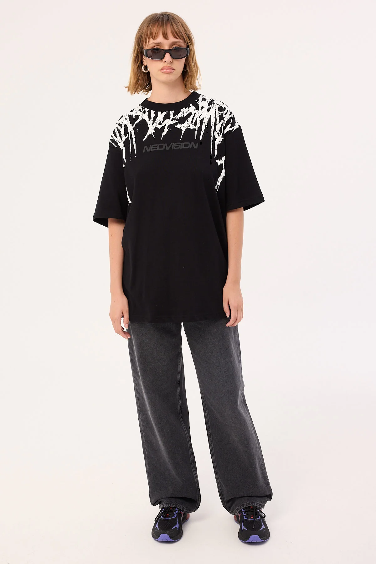 Neovision Infernal Oversized Super Heavy Tee Black - Image 7