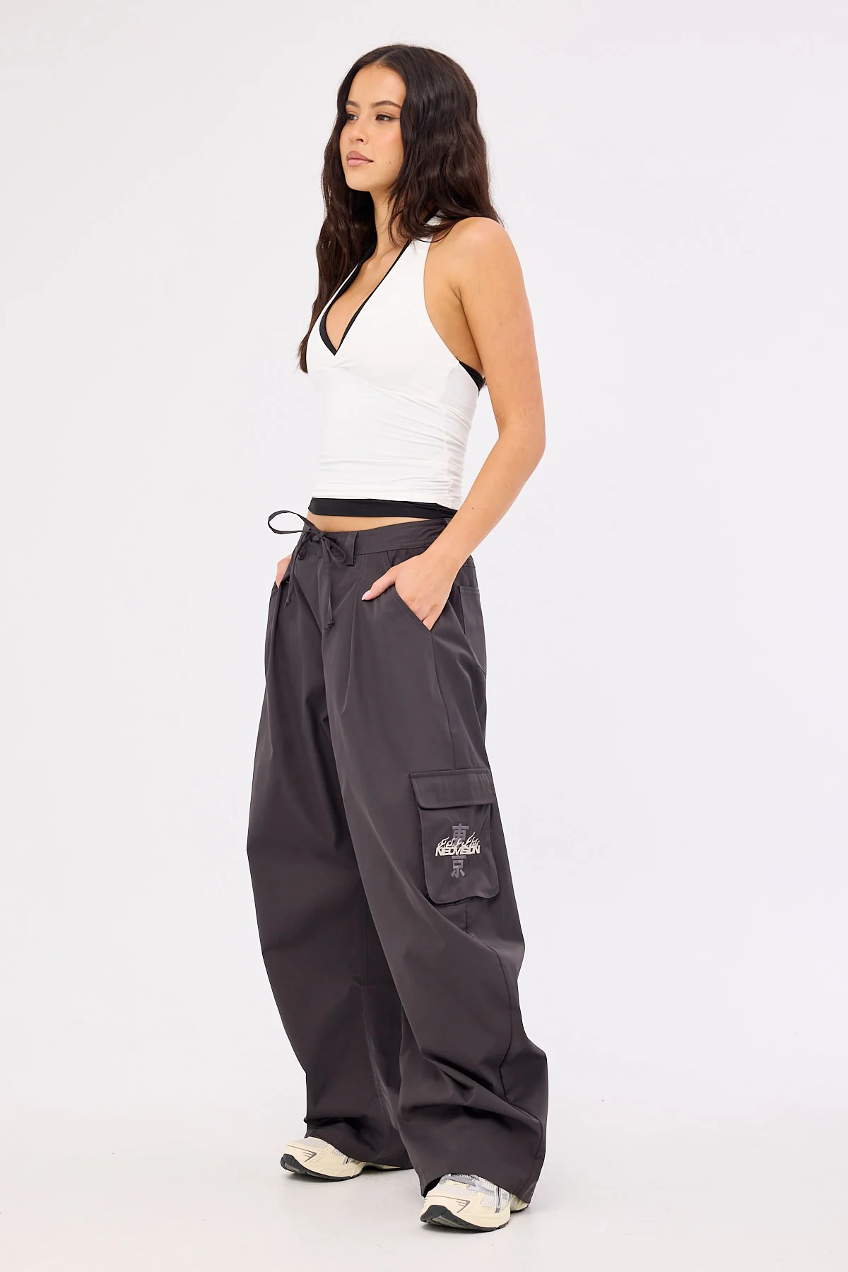 Neovision Inferno Barrel Leg Pant Charcoal - Image 3