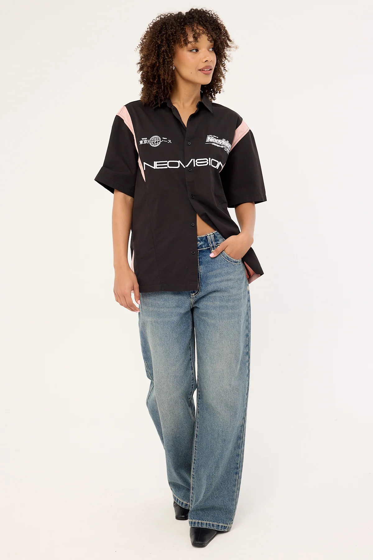 Neovision Inferno Oversize Shirt Black - Image 10