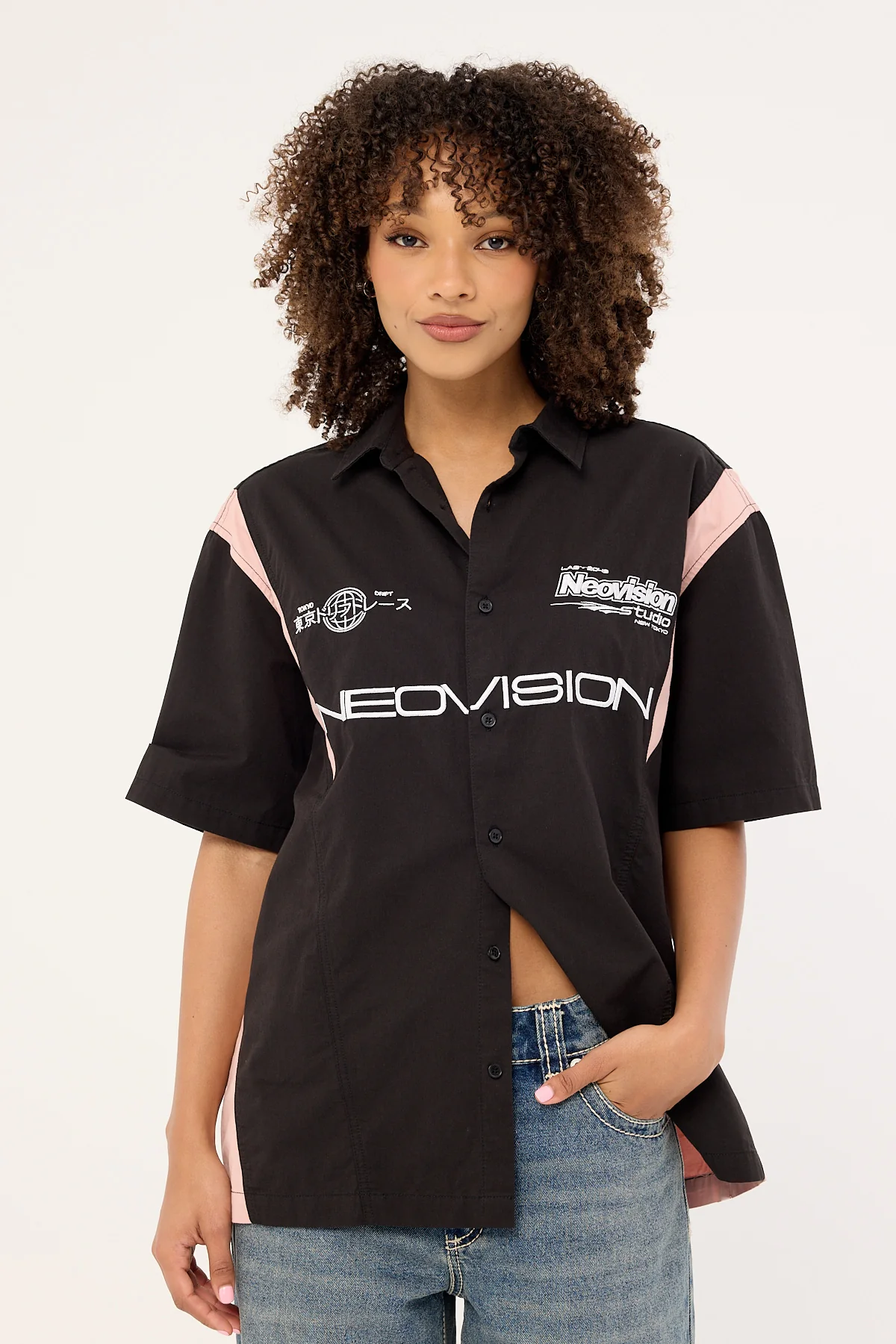 Neovision Inferno Oversize Shirt Black - Image 9