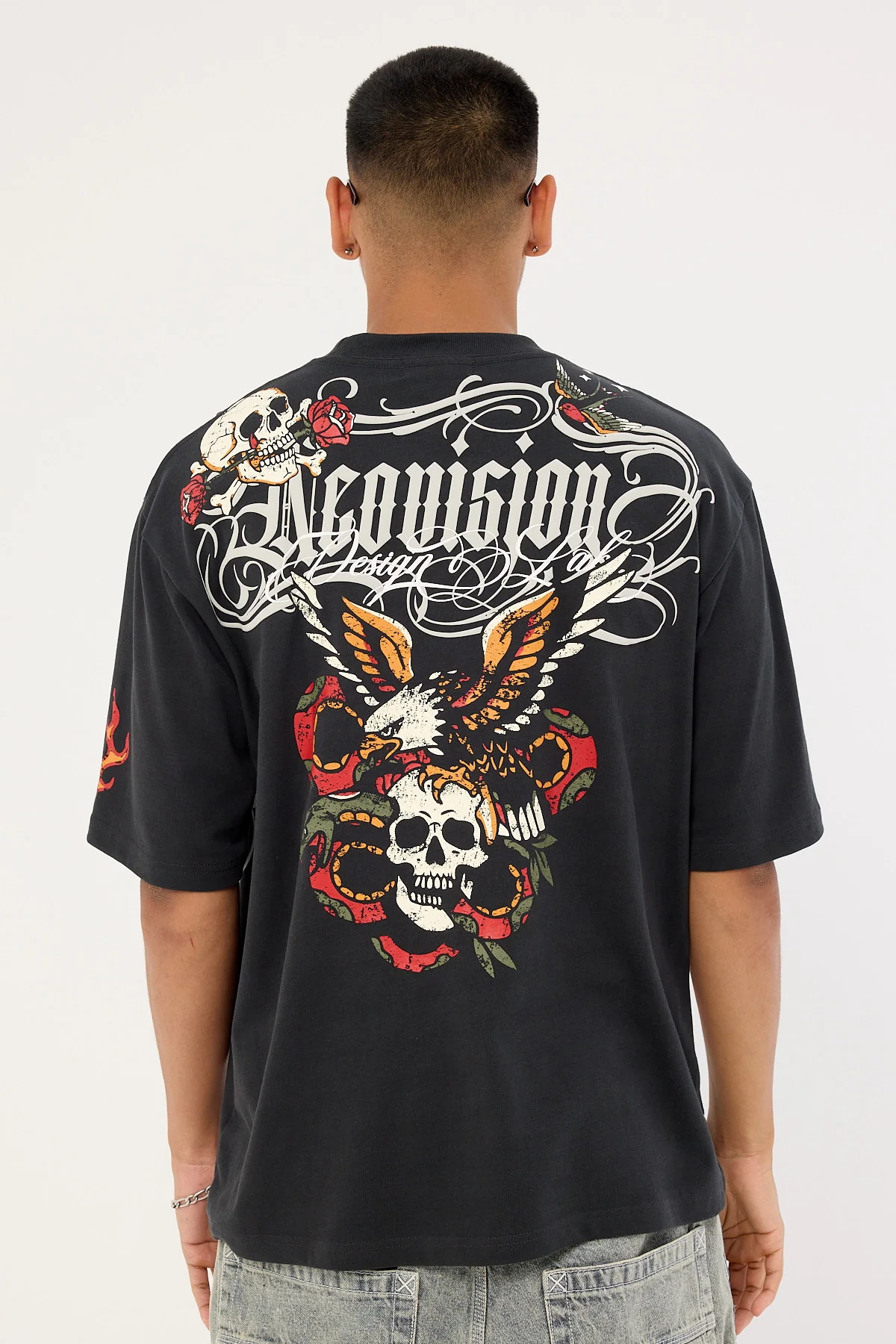Neovision Inked Street Super Heavy Tee Washed Black - Image 10