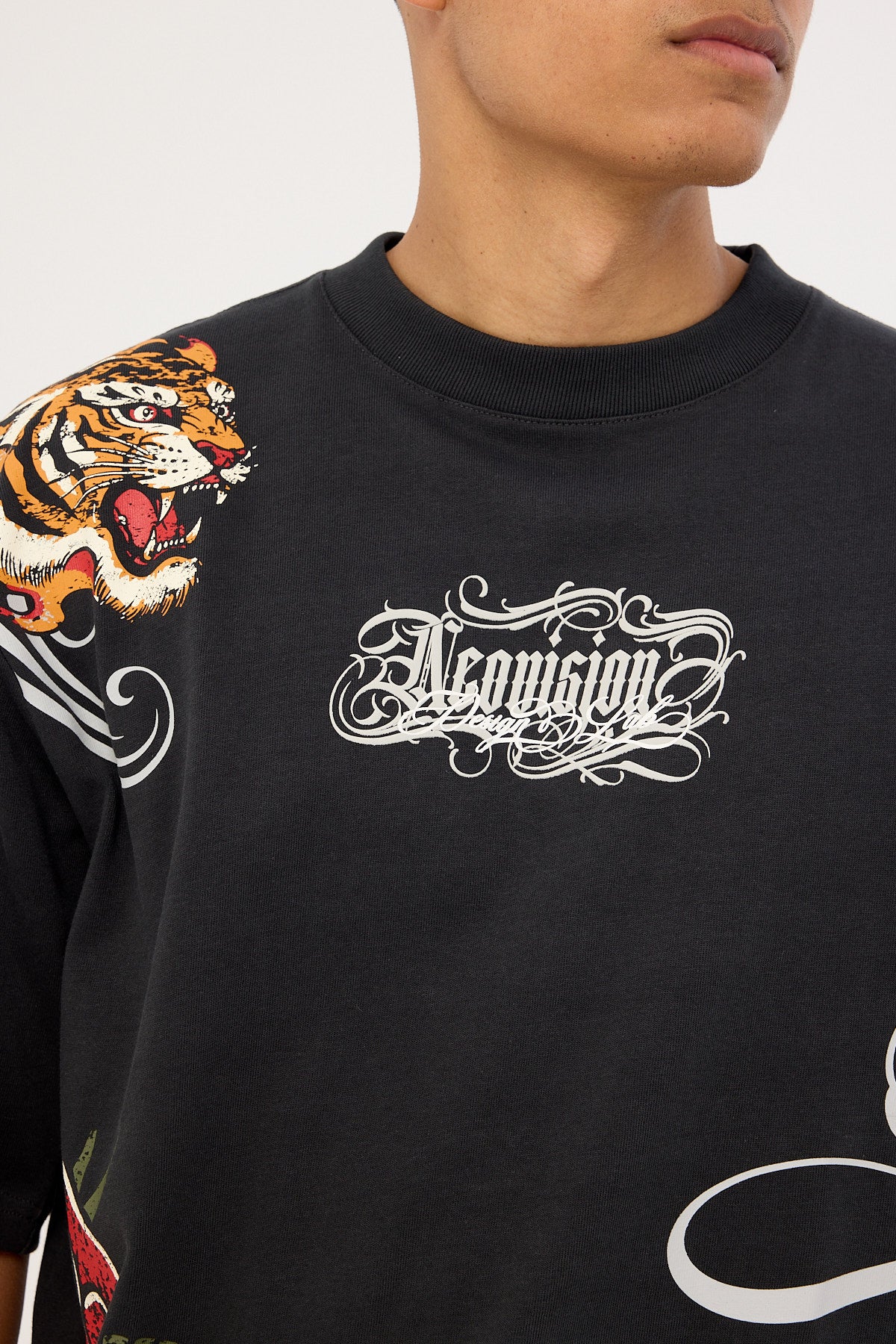 Neovision Inked Street Super Heavy Tee Washed Black - Image 7
