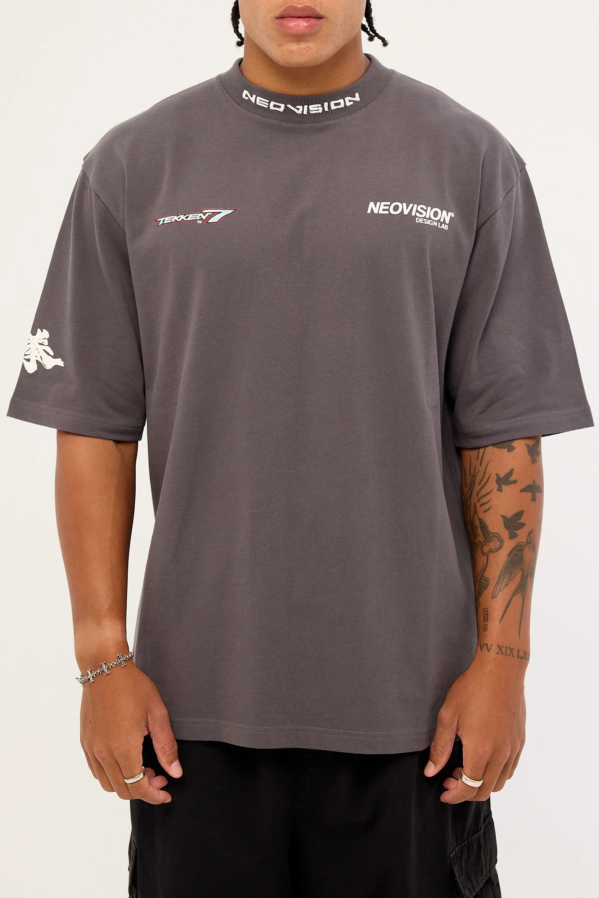 Neovision Jin Tribal Street Super Heavy Tee Asphalt - Image 7