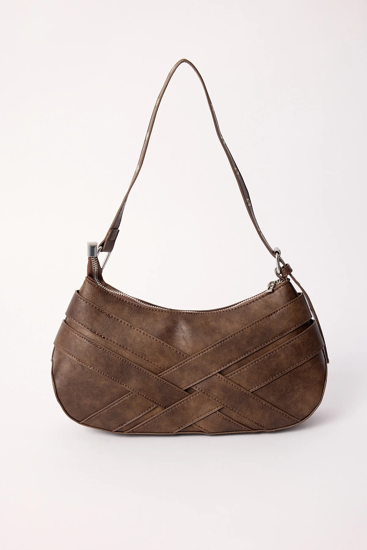 Neovision Latch Shoulder Bag Brown - Image 4