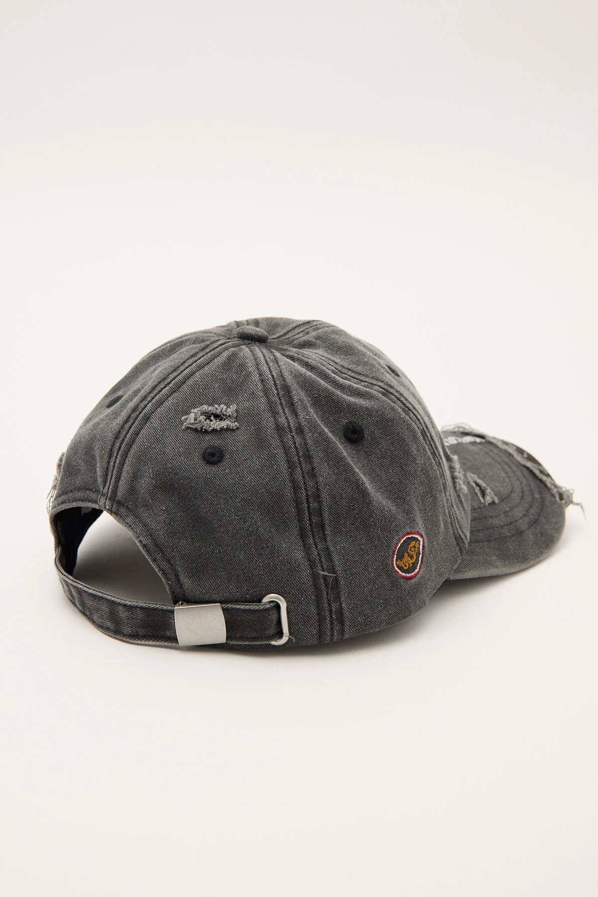 Neovision Lightning Distressed Dad Cap Washed Black - Image 4