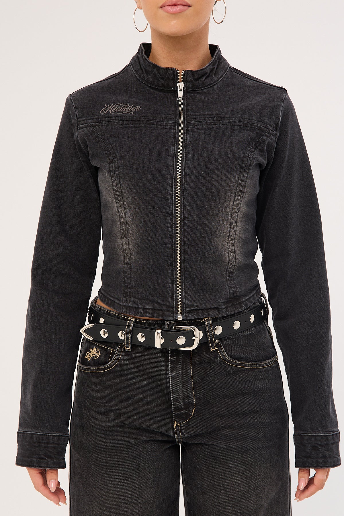 Neovision Limitless Denim Jacket Washed Black - Image 8