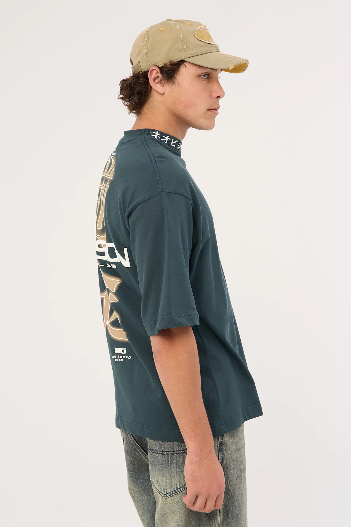 Neovision Lucent Street Super Heavy Tee Forest Green - Image 7