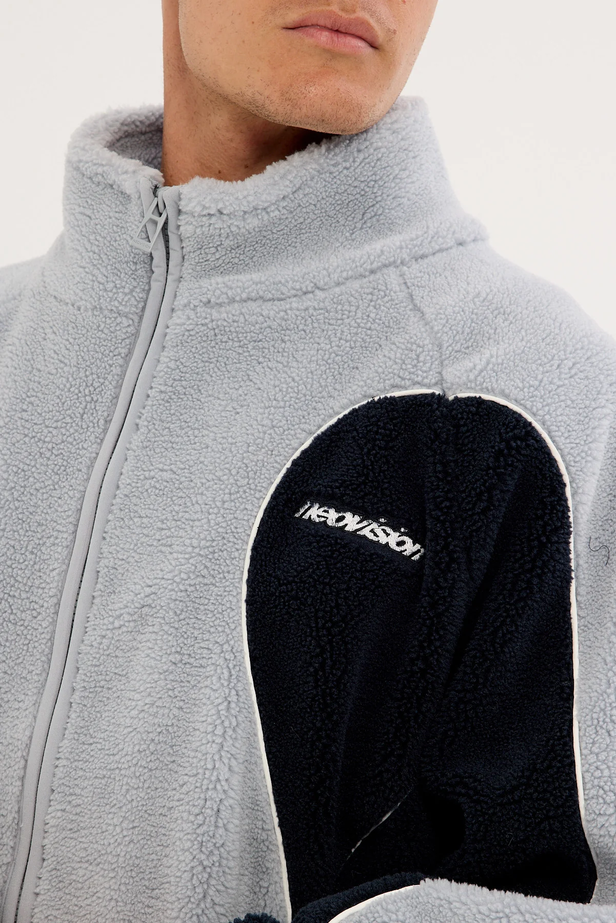 Neovision Lunar Sherpa Jacket Navy/Grey - Image 3