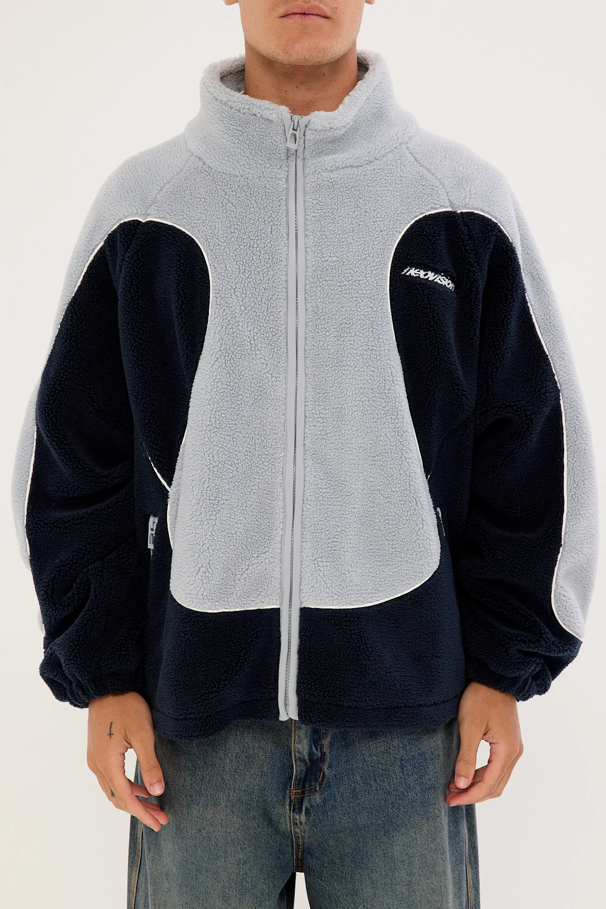 Neovision Lunar Sherpa Jacket Navy/Grey - Image 7