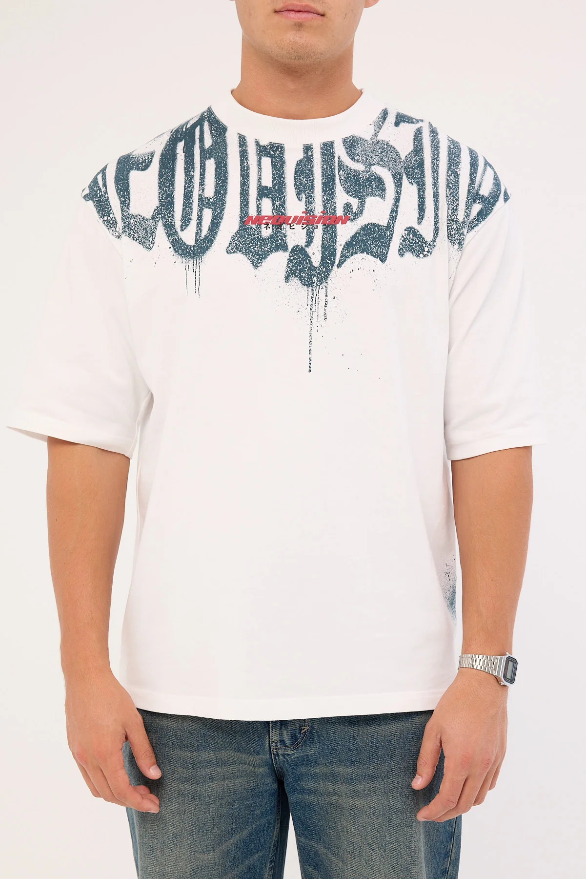 Neovision Menace Street Super Heavy Tee White - Image 7