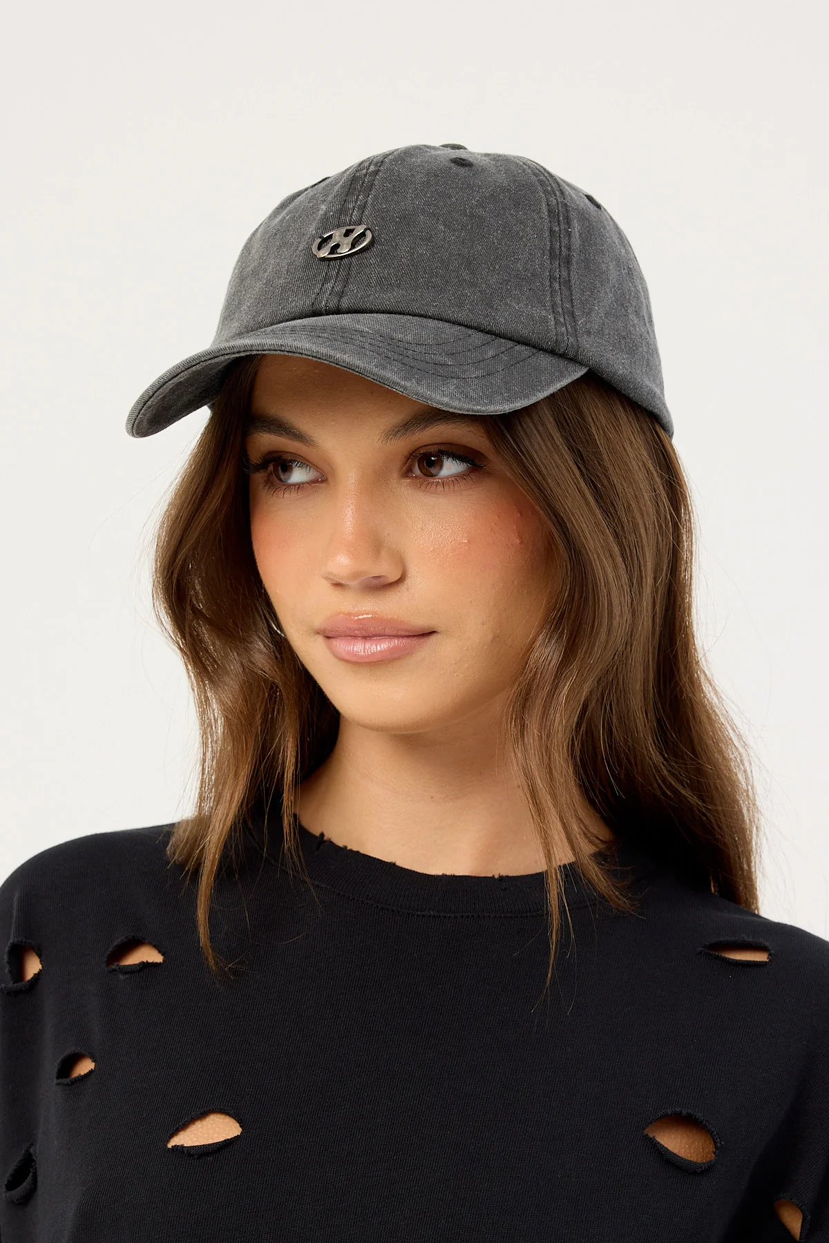 Neovision Metal  Hardware Dad Cap Washed Black - Image 5