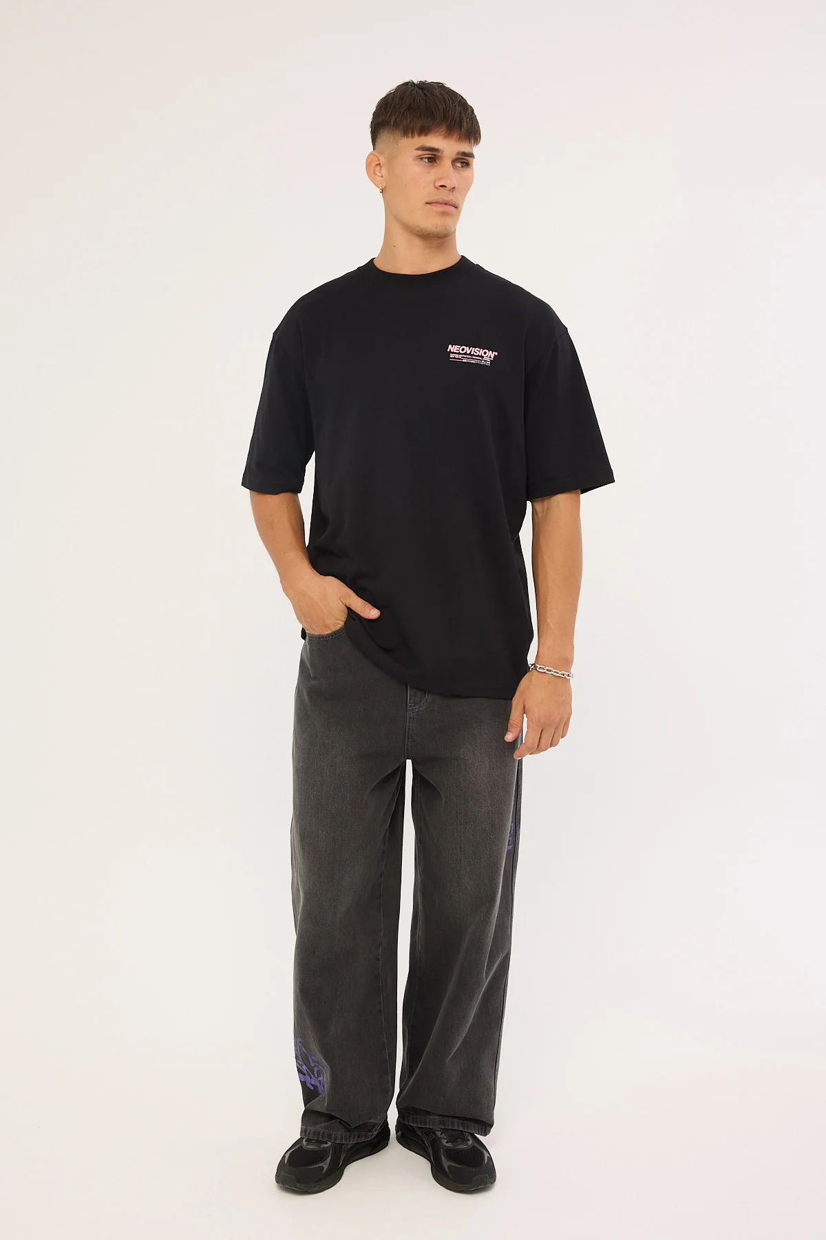 Neovision Misfit Behemoth Super Baggy Jean Ash Black - Image 5