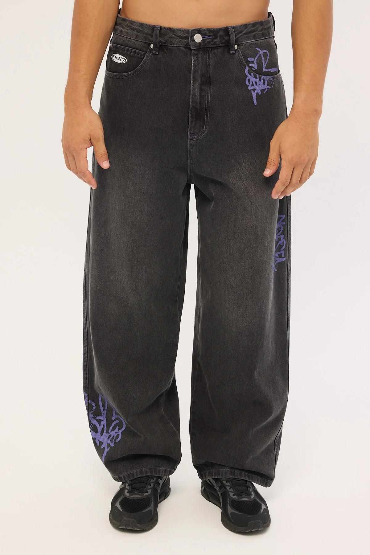 Neovision Misfit Behemoth Super Baggy Jean Ash Black - Image 8