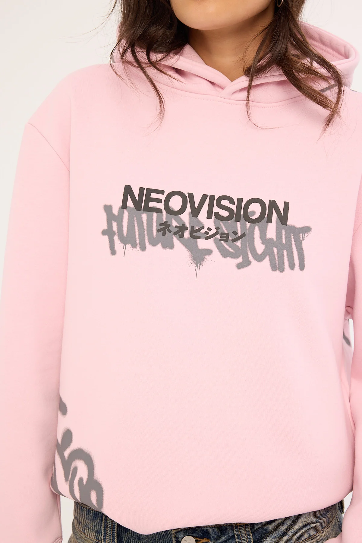 Neovision Misfit Relaxed Hoodie Pink - Image 3