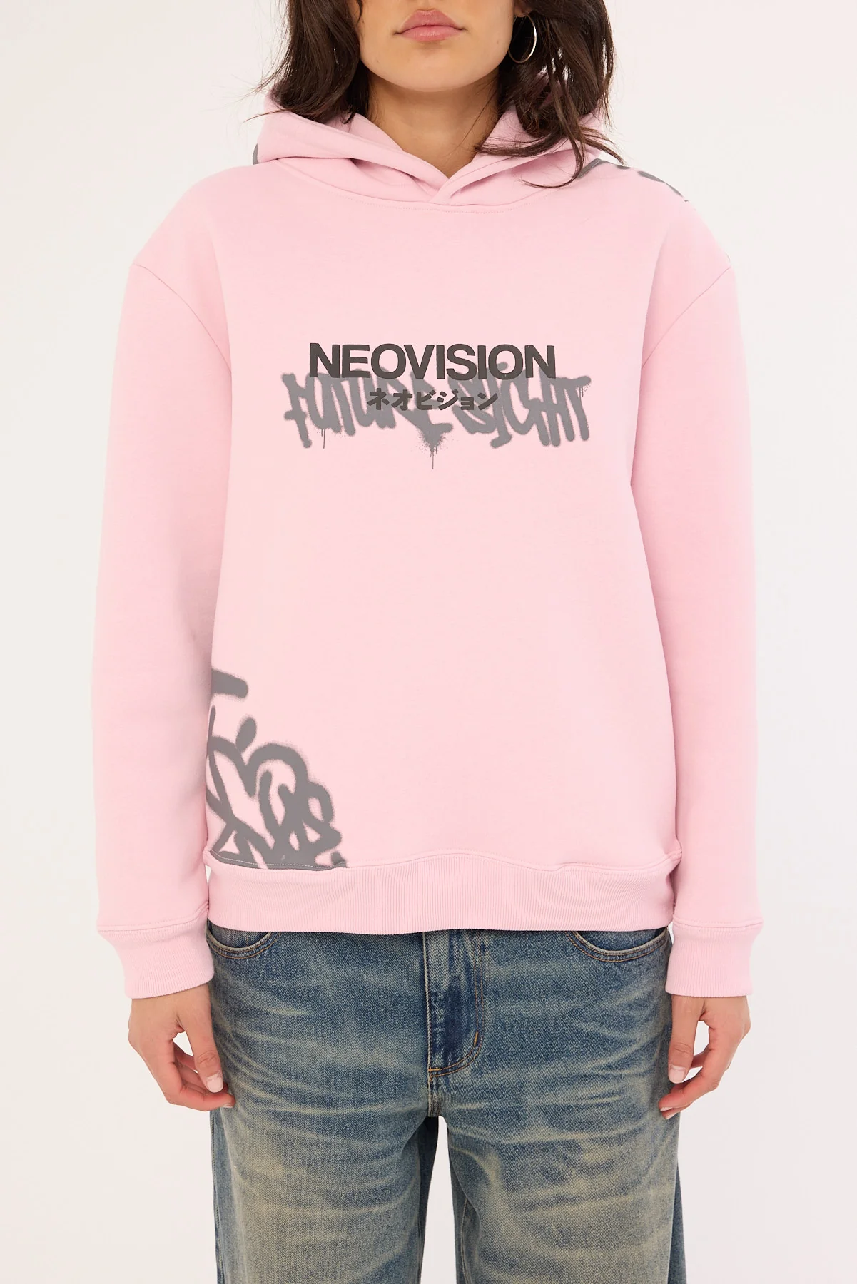 Neovision Misfit Relaxed Hoodie Pink - Image 6