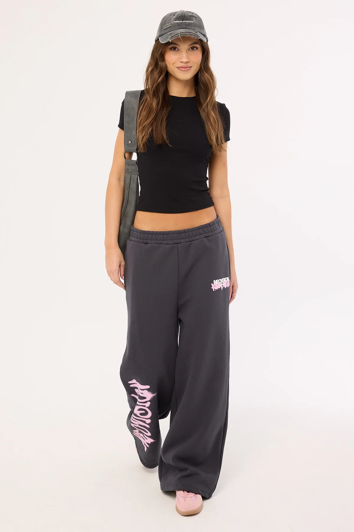 Neovision Misfit Straight Leg Sweat Pant Washed Black - Image 3