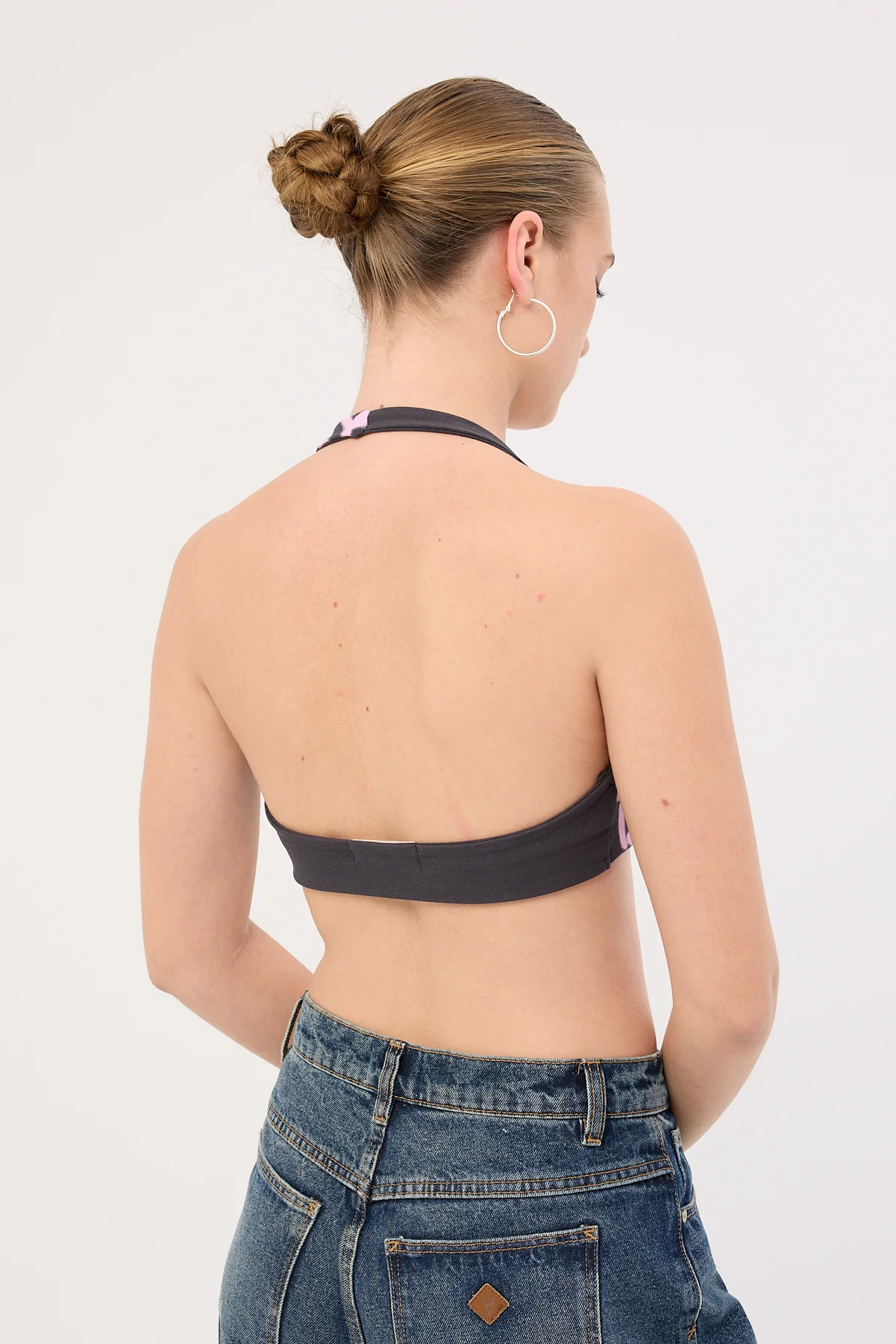 Neovision Misfit Twist Bralette Washed Black - Image 5