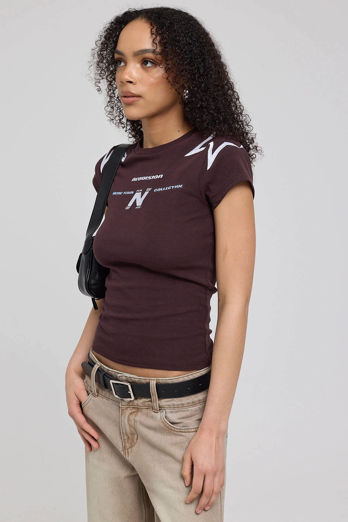 Neovision Modulate Baby Tee Darkest Brown - Image 4