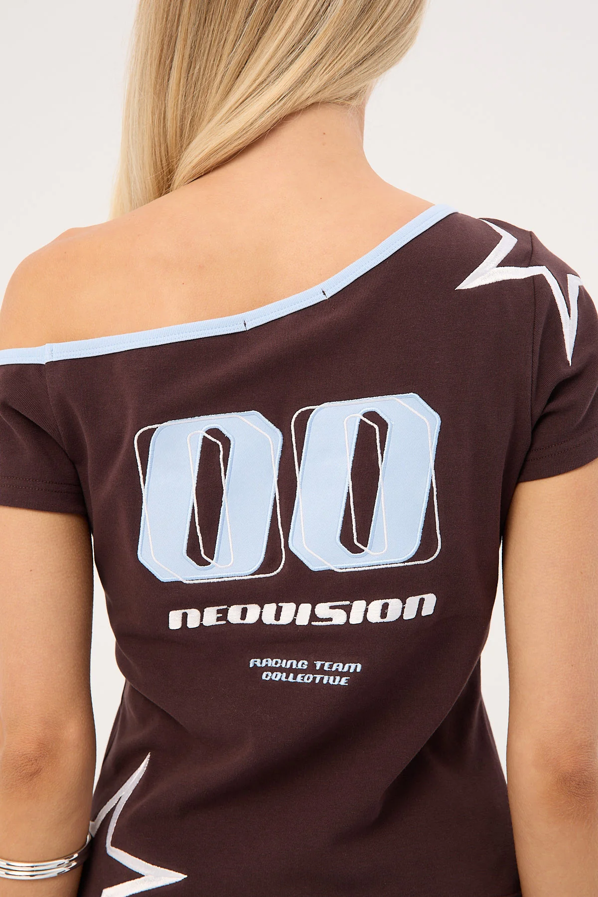 Neovision Modulate Off Shoulder Top Brown - Image 4
