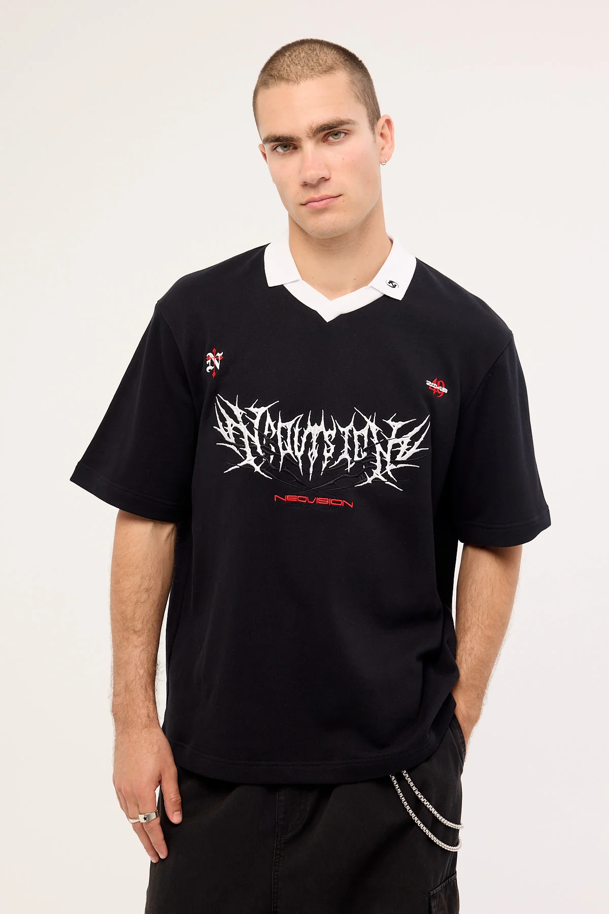 Neovision Morgul Short Sleeve Rugby Polo Asphalt - Image 3